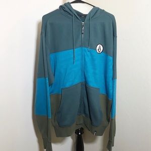 Volcom Men’s Color Block Hoodie Medium